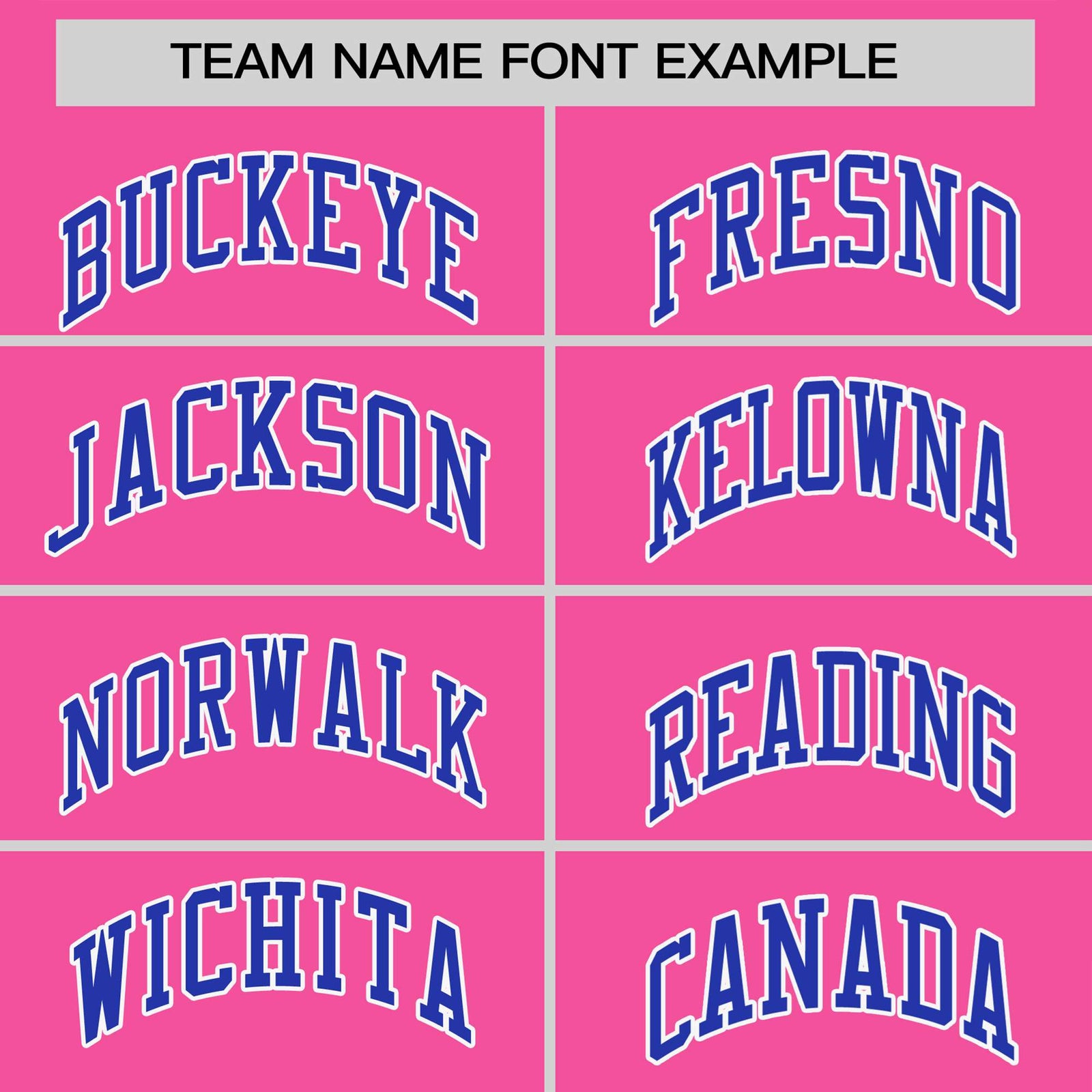 Custom Pink Royal Blue White Crew Neck Personalized Raglan Sleeve Performance T-shirt