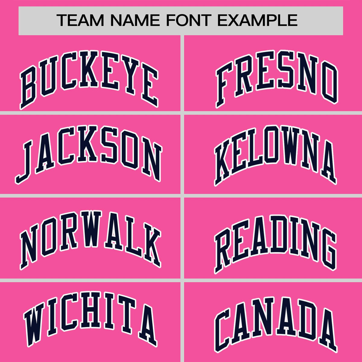 Custom Pink Navy White Crew Neck Personalized Raglan Sleeve Performance T-shirt