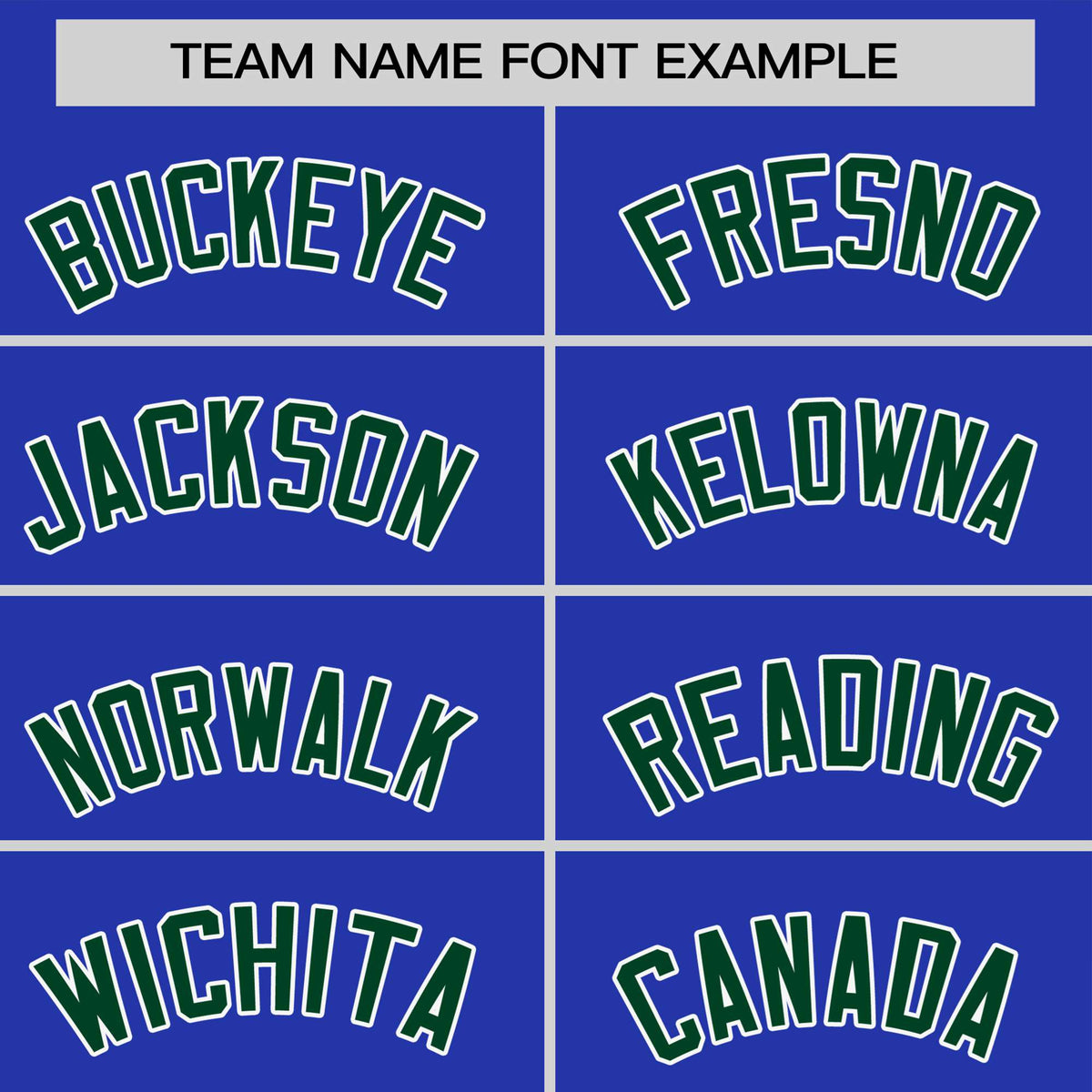 Custom Royal Blue Green White Crew Neck Personalized Raglan Sleeve Performance T-shirt