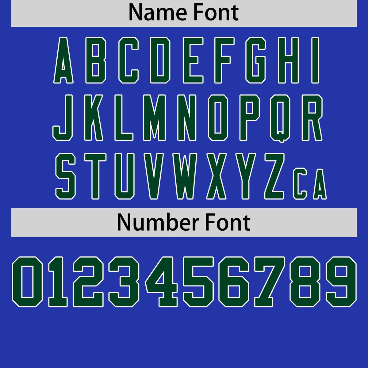 Custom Royal Blue Green White Crew Neck Personalized Raglan Sleeve Performance T-shirt