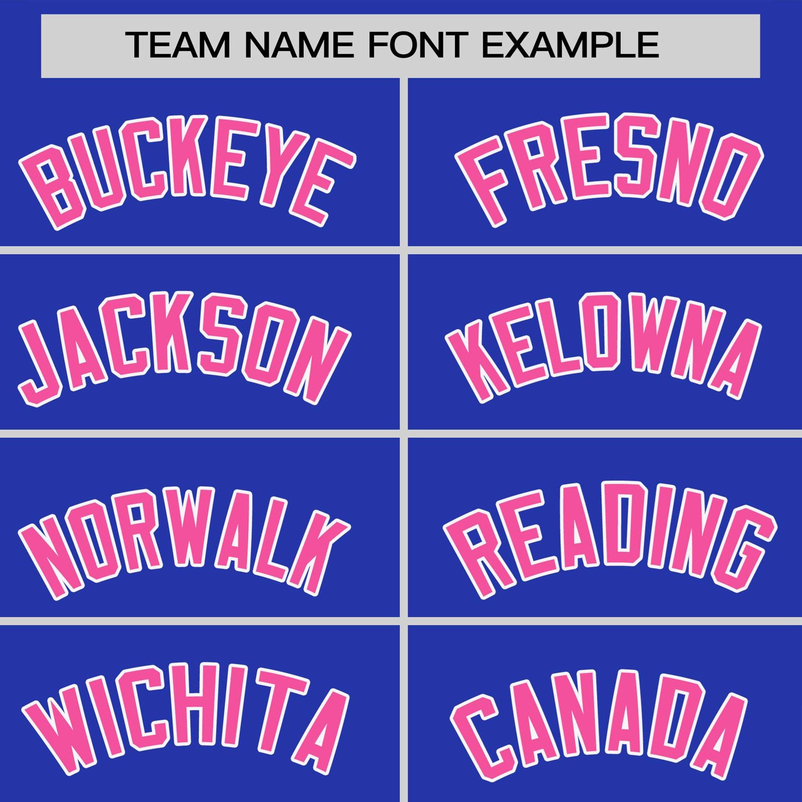 Custom Royal Blue Pink White Crew Neck Personalized Raglan Sleeve Performance T-shirt