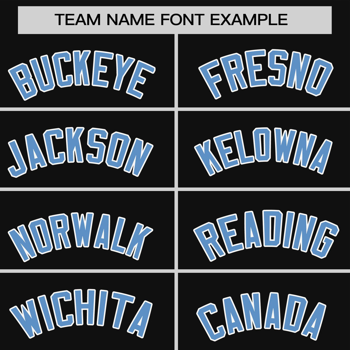Custom Black Light Blue White Crew Neck Personalized Raglan Sleeve Performance T-shirt