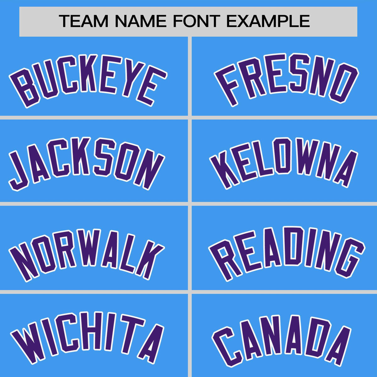 Custom Powder Blue Purple White Crew Neck Personalized Raglan Sleeve Performance T-shirt