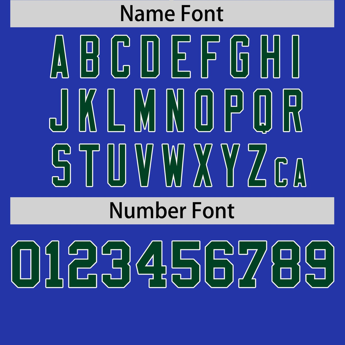 Custom Royal Blue Green White Crew Neck Personalized Raglan Sleeve Performance T-shirt