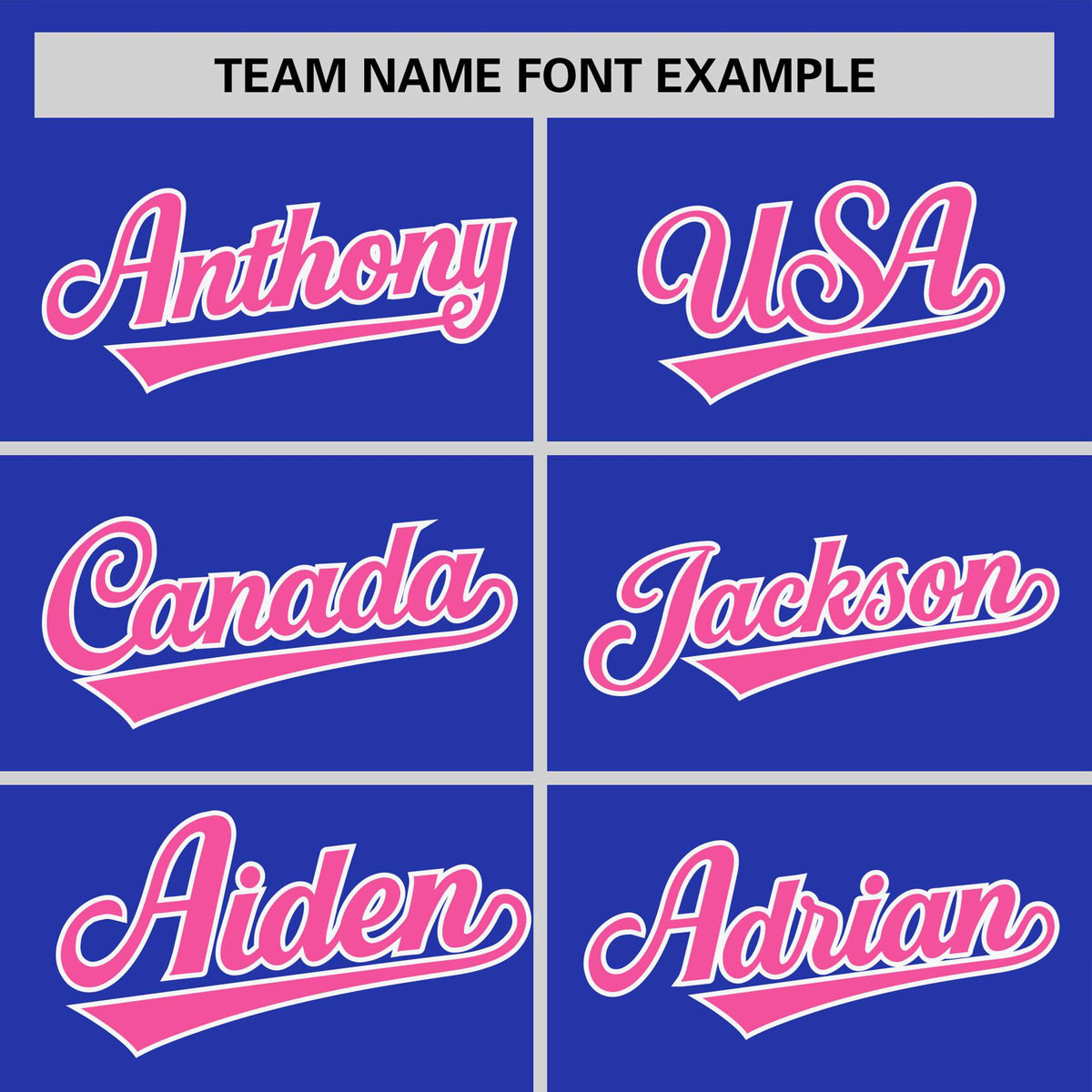Custom Royal Blue Pink White Crew Neck Personalized Raglan Sleeve Performance T-shirt
