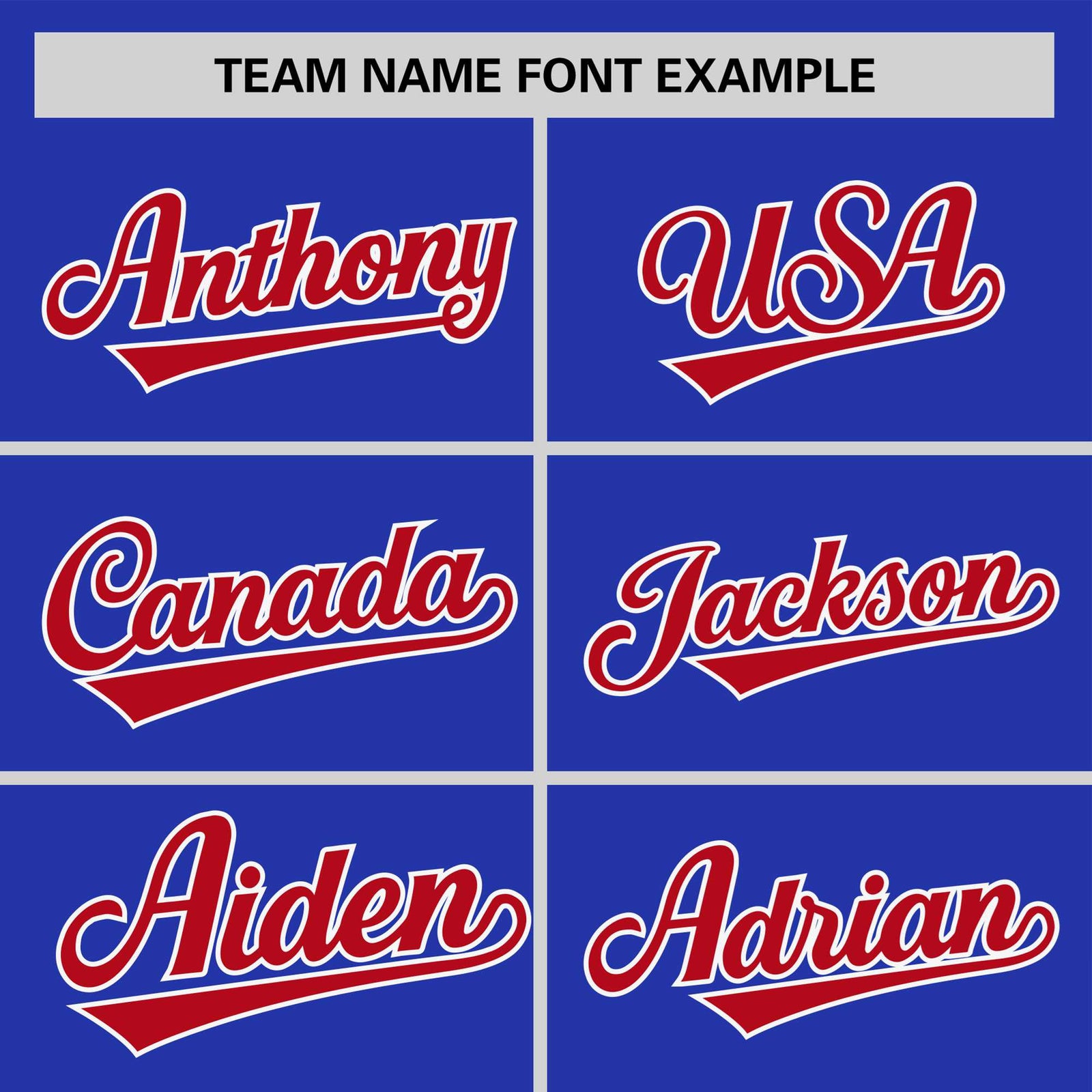 Custom Royal Blue White Red Crew Neck Personalized Raglan Sleeve Performance T-shirt