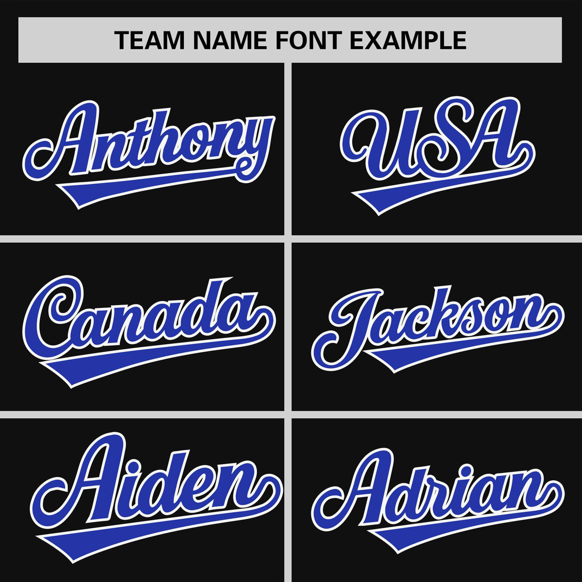 Custom Black Royal Blue White Crew Neck Personalized Raglan Sleeve Performance T-shirt