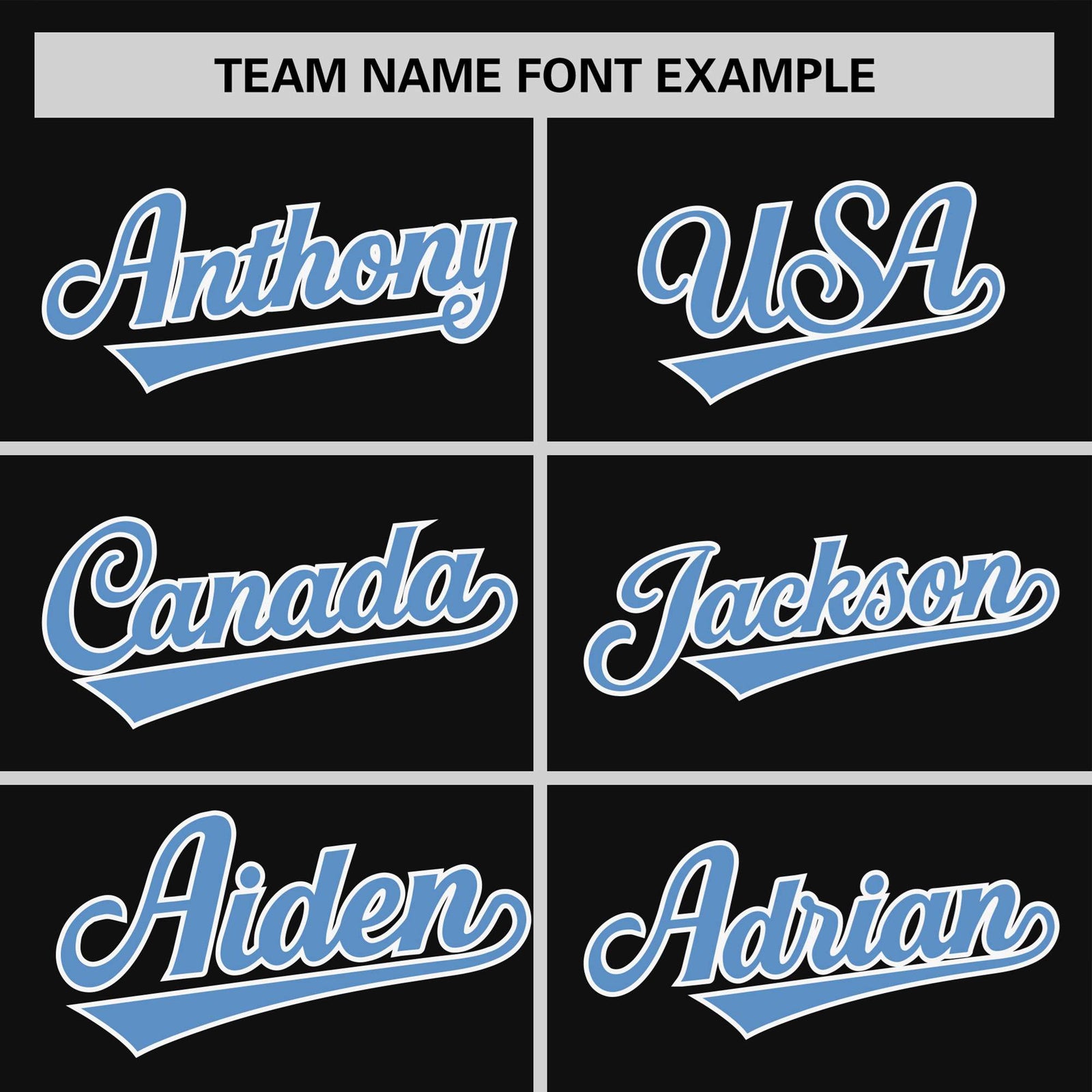 Custom Black Light Blue White Crew Neck Personalized Raglan Sleeve Performance T-shirt