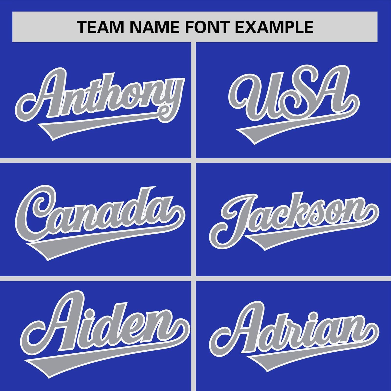 Custom Royal Blue Gray White Crew Neck Personalized Raglan Sleeve Performance T-shirt