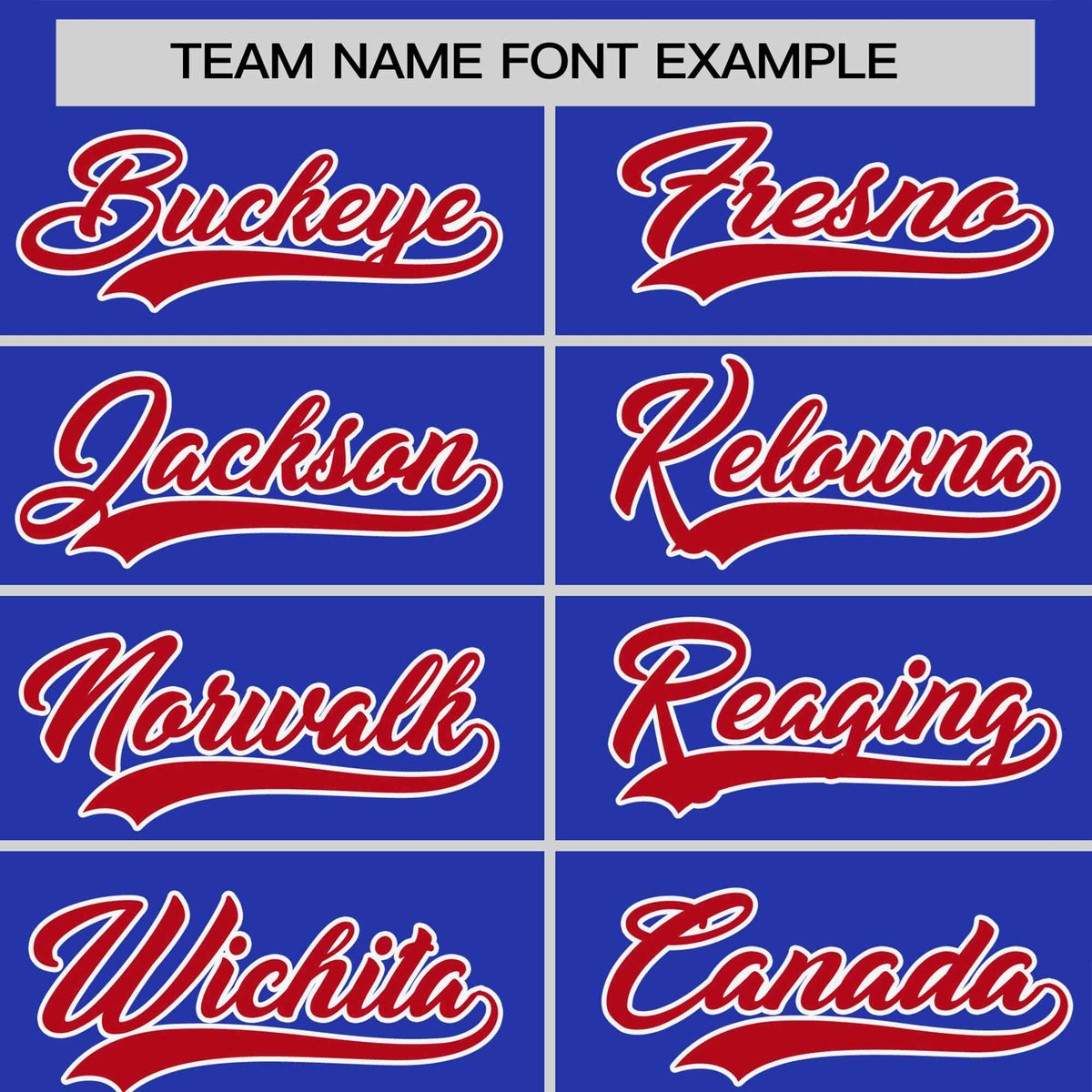 Custom Royal Blue Red White Crew Neck Personalized Raglan Sleeve Performance T-shirt