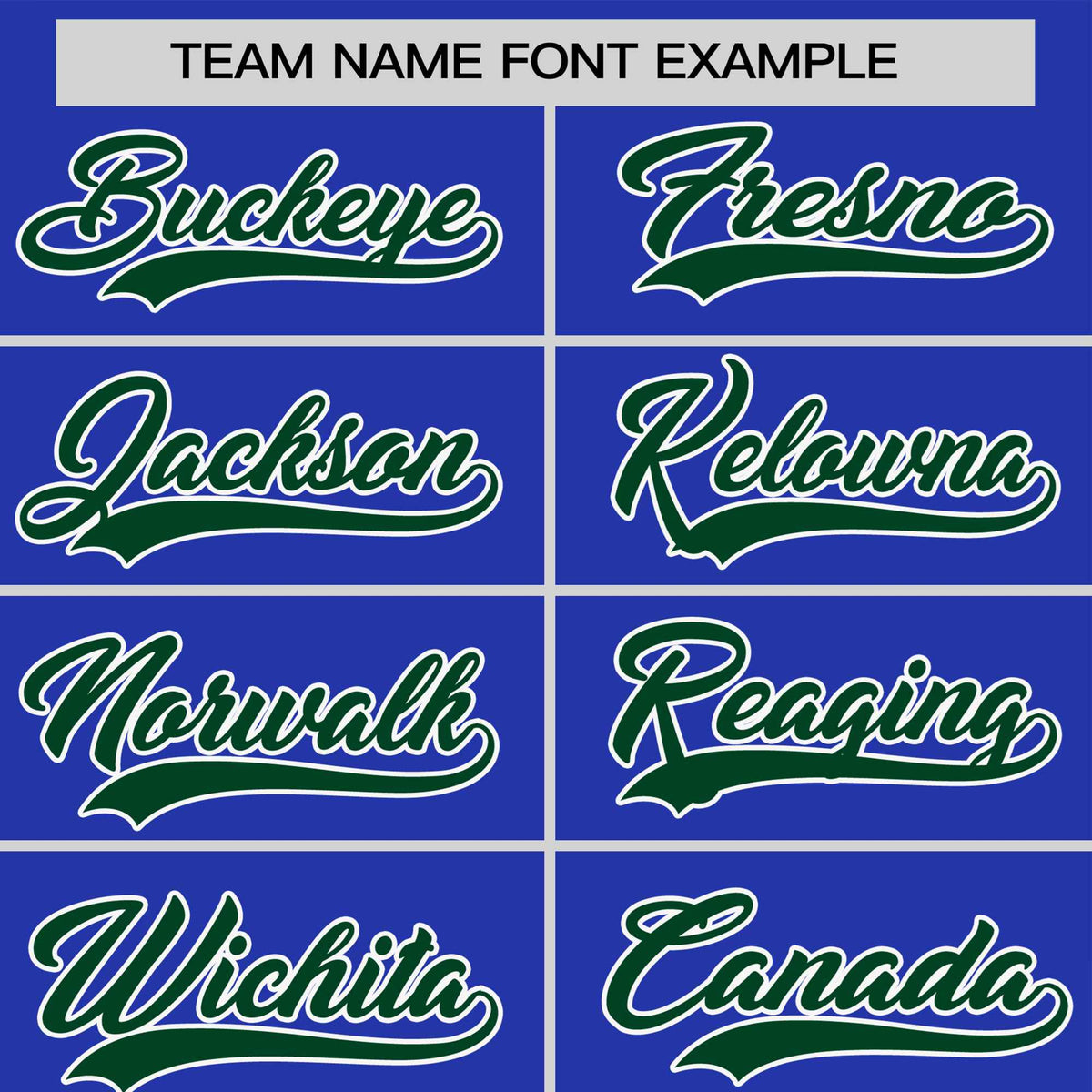 Custom Royal Blue Green White Crew Neck Personalized Raglan Sleeve Performance T-shirt