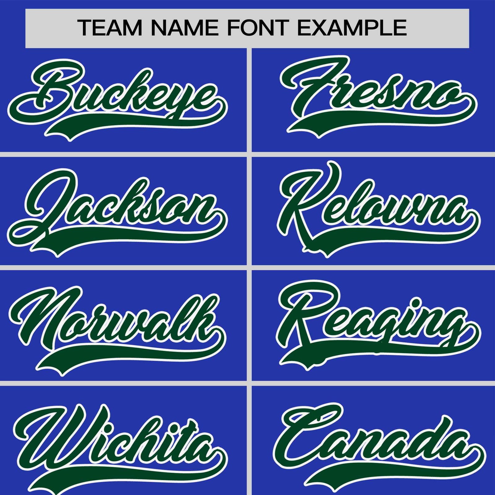 Custom Royal Blue Green White Crew Neck Personalized Raglan Sleeve Performance T-shirt