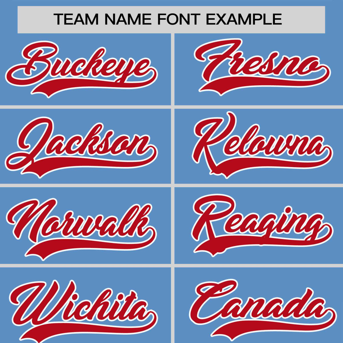 Custom Light Blue Red White Crew Neck Personalized Raglan Sleeve Performance T-shirt