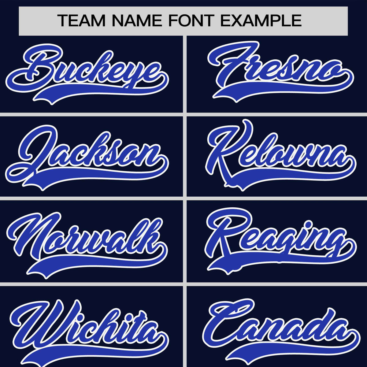 Custom Navy Royal Blue White Crew Neck Personalized Raglan Sleeve Performance T-shirt