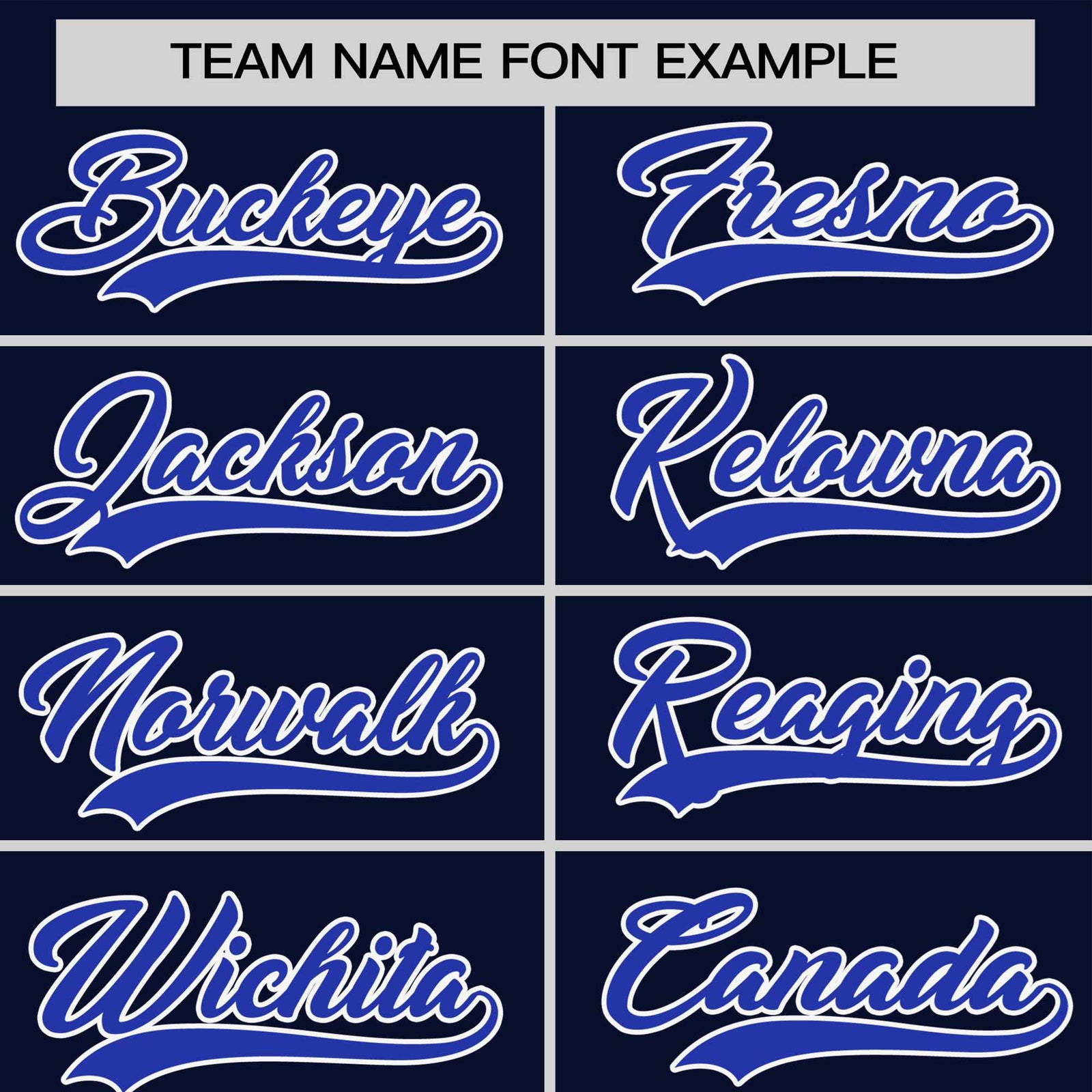 Custom Navy Royal Blue White Crew Neck Personalized Raglan Sleeve Performance T-shirt