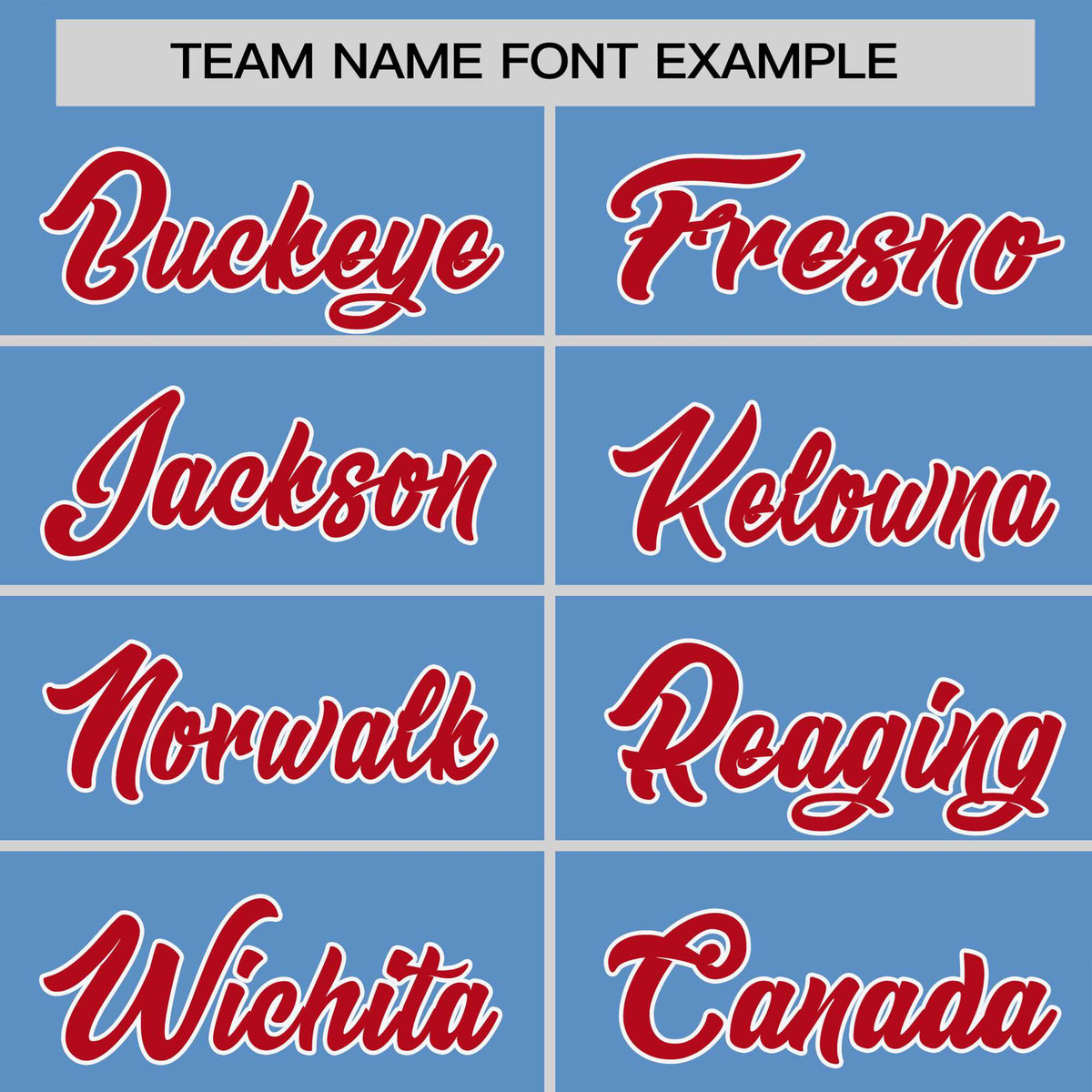 Custom Light Blue Red White Crew Neck Personalized Raglan Sleeve Performance T-shirt