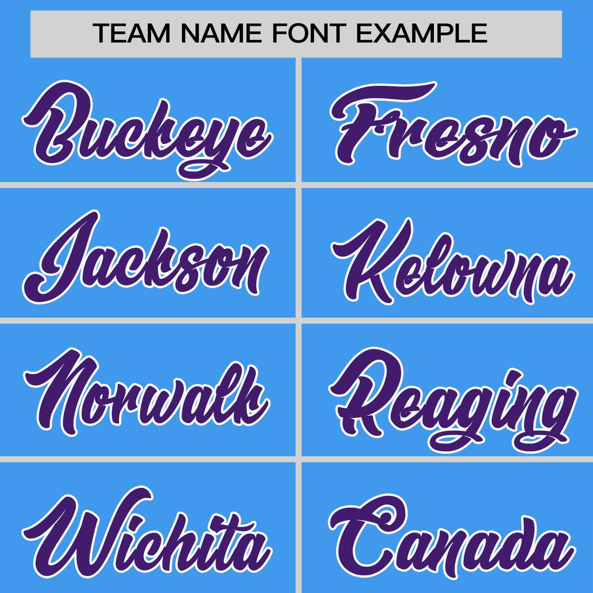 Custom Powder Blue Purple White Crew Neck Personalized Raglan Sleeve Performance T-shirt