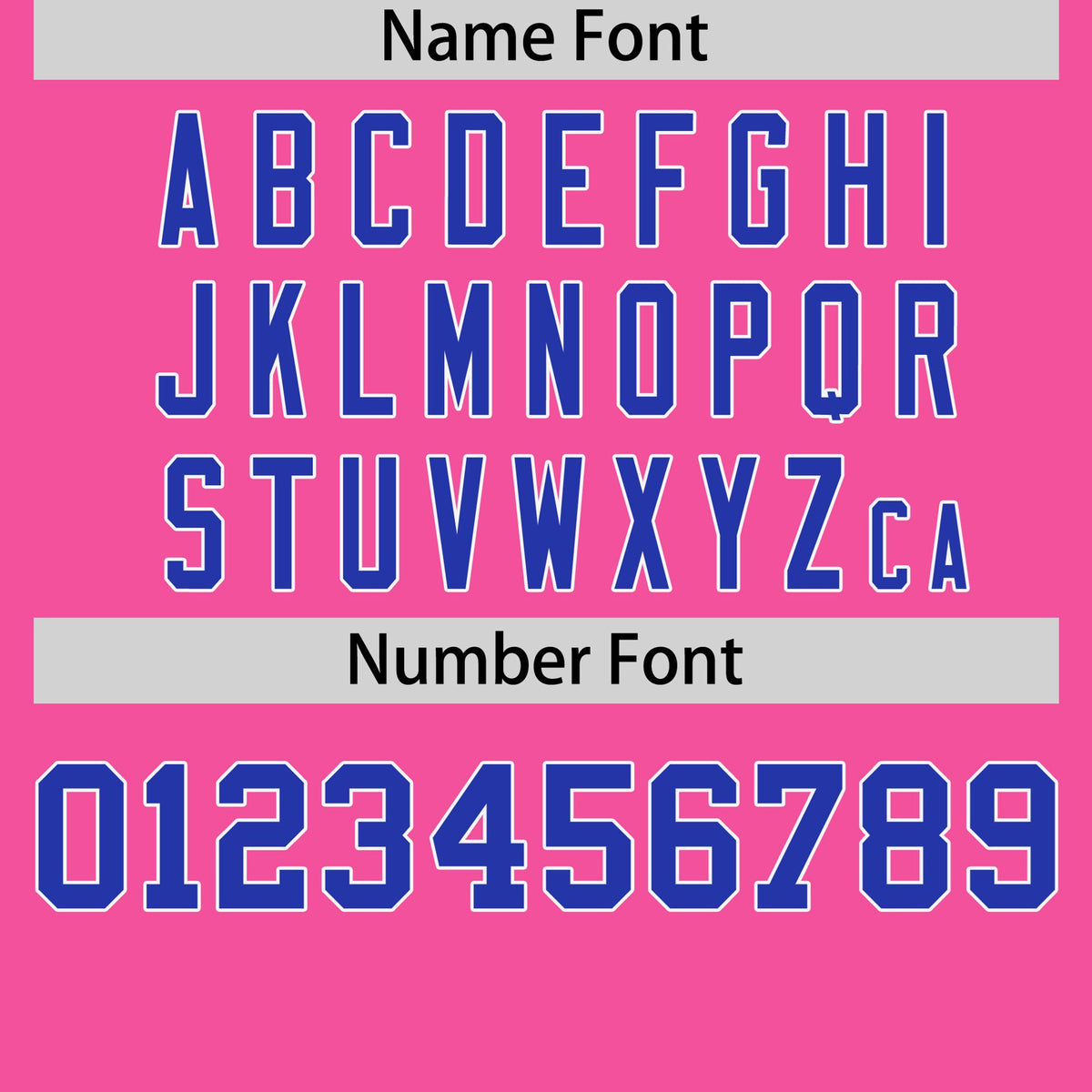 Custom Pink Royal Blue White Crew Neck Personalized Raglan Sleeve Performance T-shirt