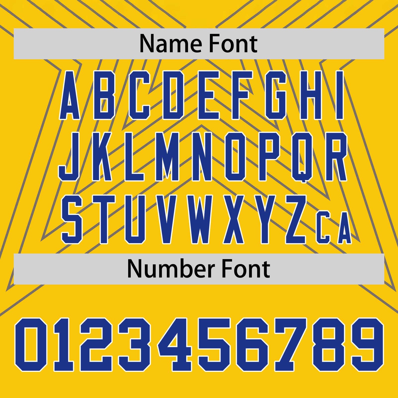 Custom Gold Royal Blue Personalized Star Pattern Raglan Sleeves Performance T-Shirt