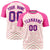 Custom Khaki Pink Personalized Star Pattern Raglan Sleeves Performance T-Shirt