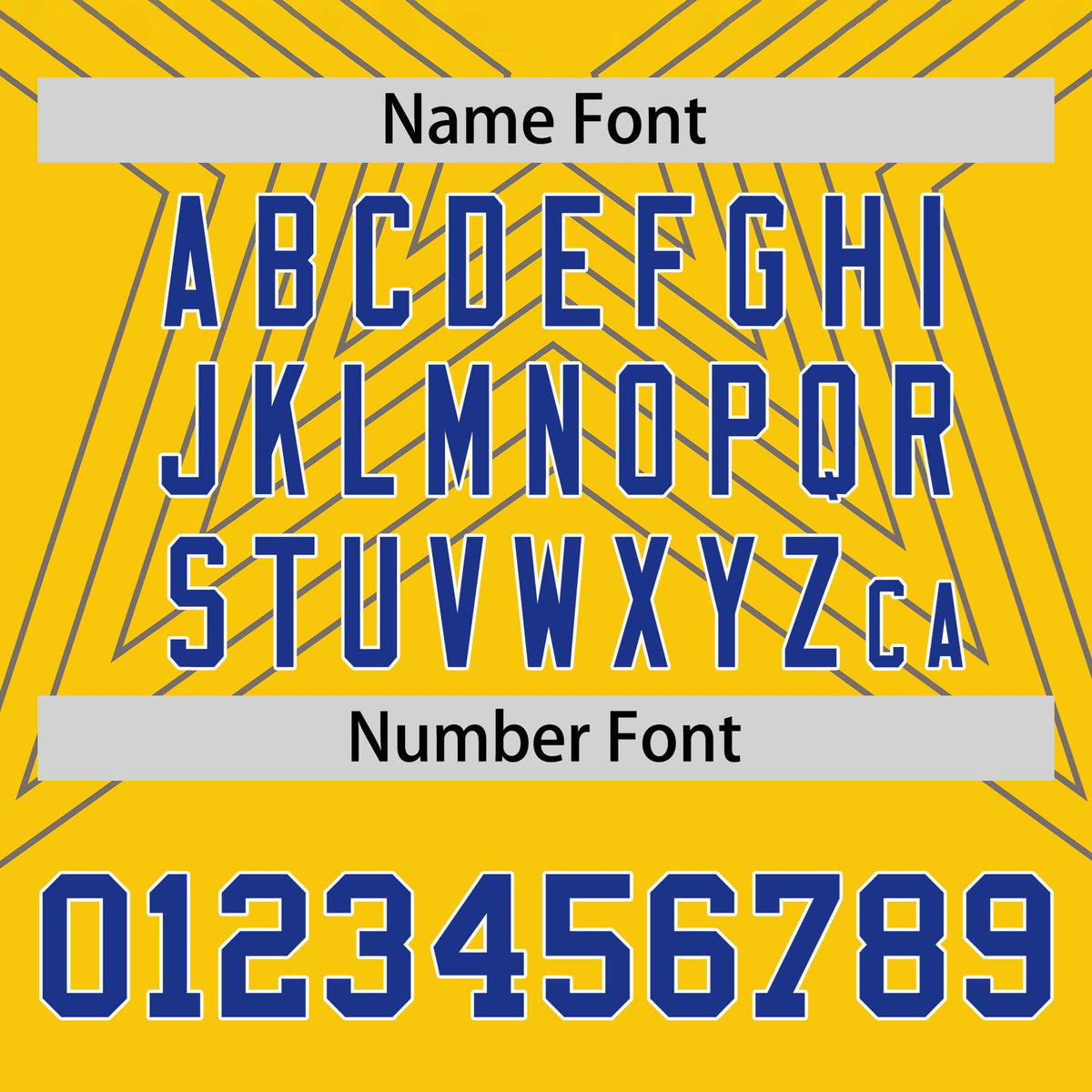 Custom Gold Royal Blue Personalized Star Pattern Raglan Sleeves Performance T-Shirt