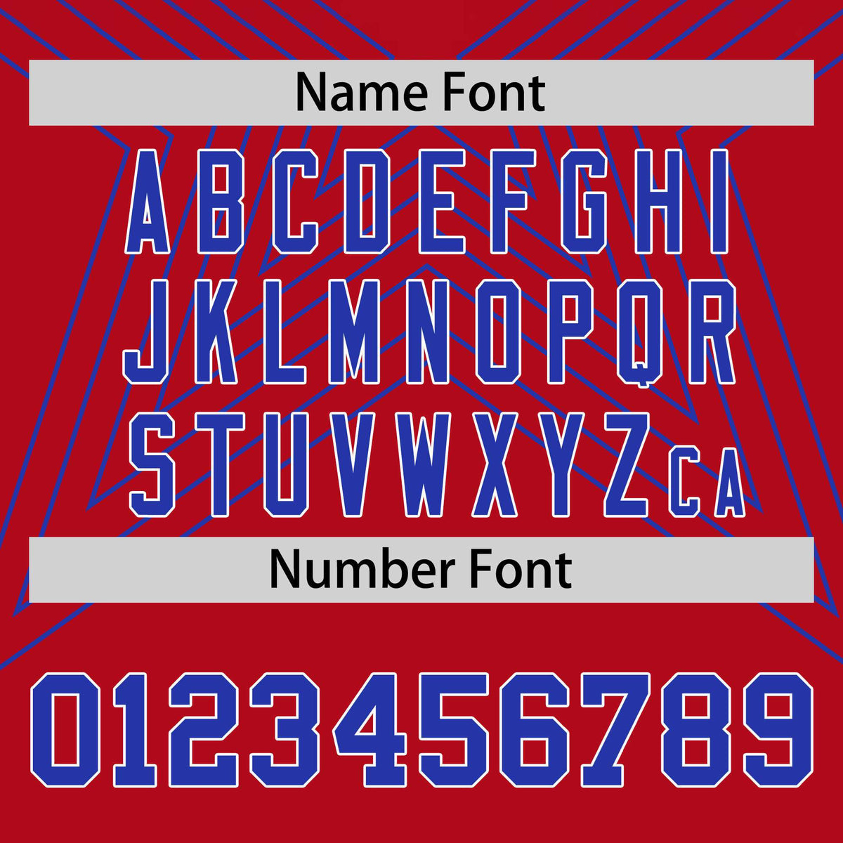 Custom Red Royal Blue Personalized Star Pattern Raglan Sleeves Performance T-Shirt