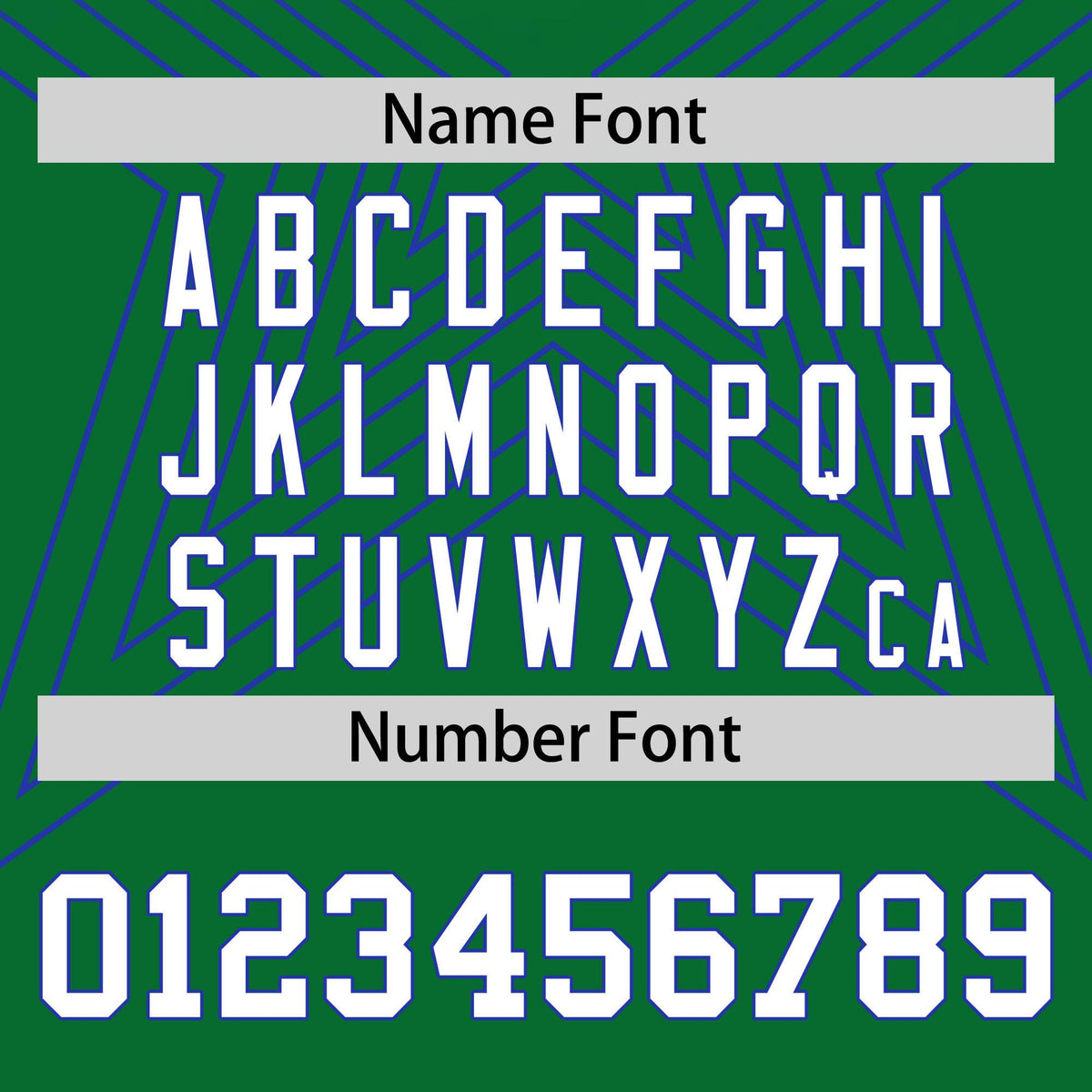 Custom Kelly Green Royal Blue Personalized Star Pattern Raglan Sleeves Performance T-Shirt