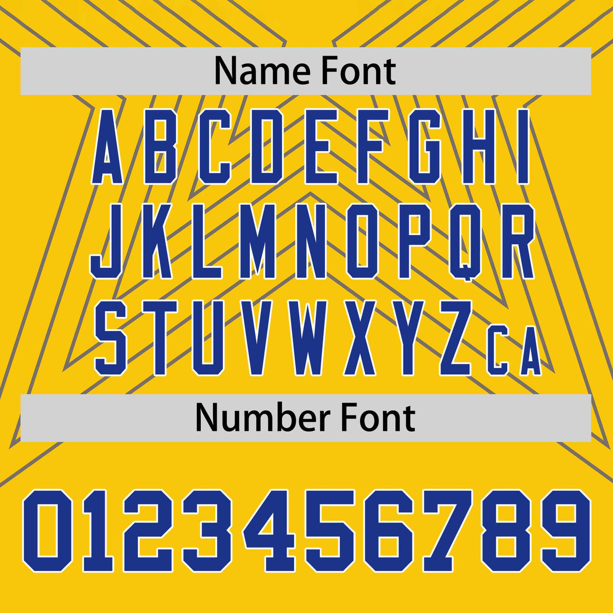 Custom Gold Royal Blue Personalized Star Pattern Raglan Sleeves Performance T-Shirt