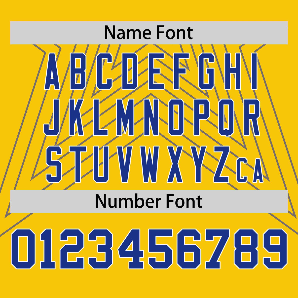 Custom Gold Royal Blue Personalized Star Pattern Raglan Sleeves Performance T-Shirt