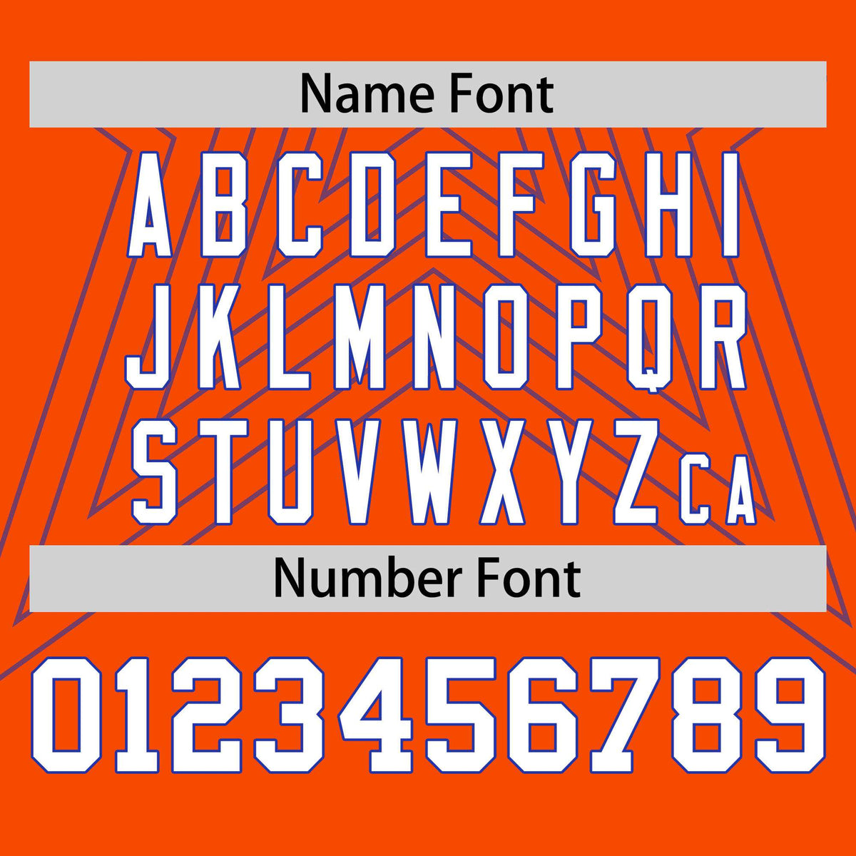 Custom Orange Royal Blue Personalized Star Pattern Raglan Sleeves Performance T-Shirt