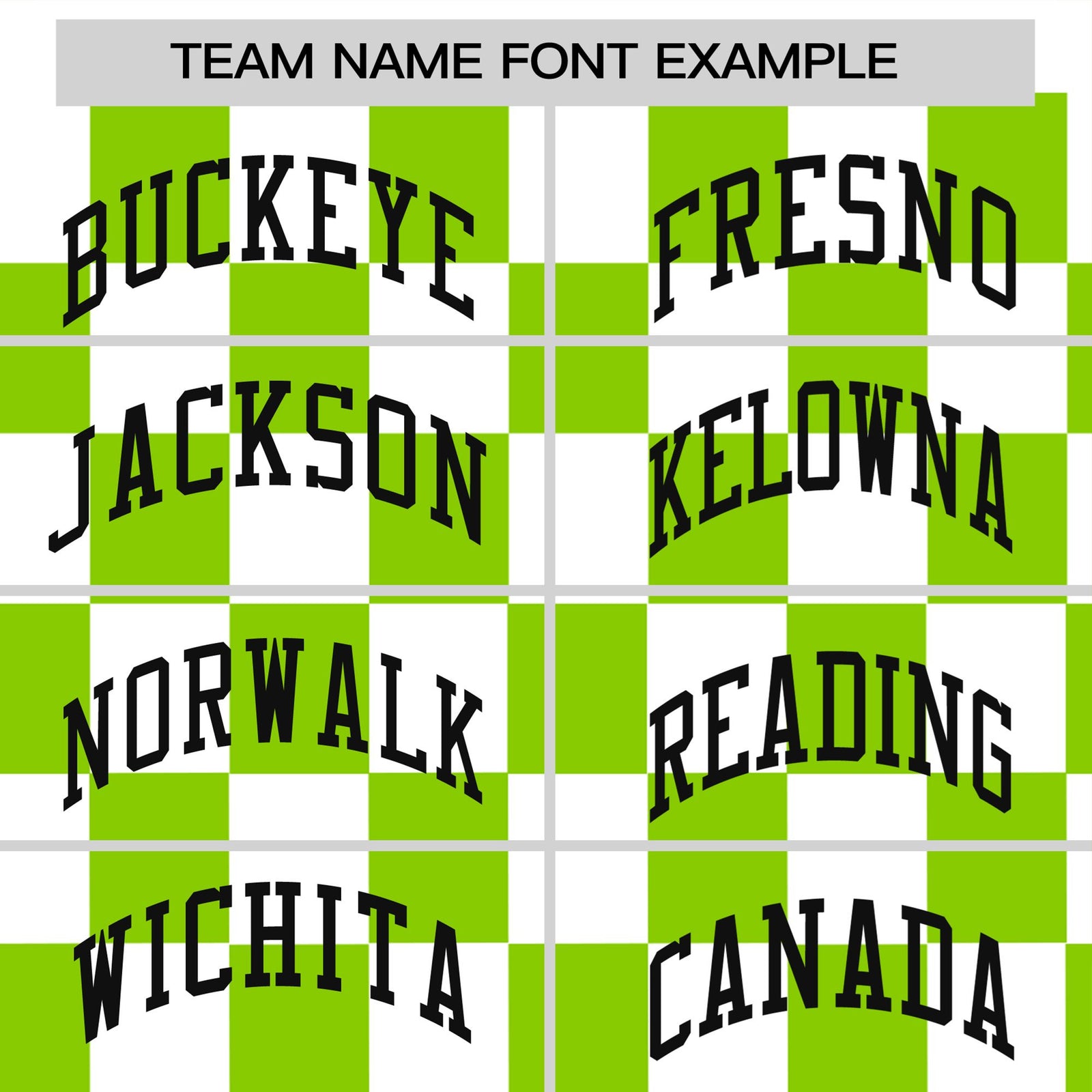 Custom White Neon Green Crew neck Plaid Pattern Personalized Performance T-Shirt