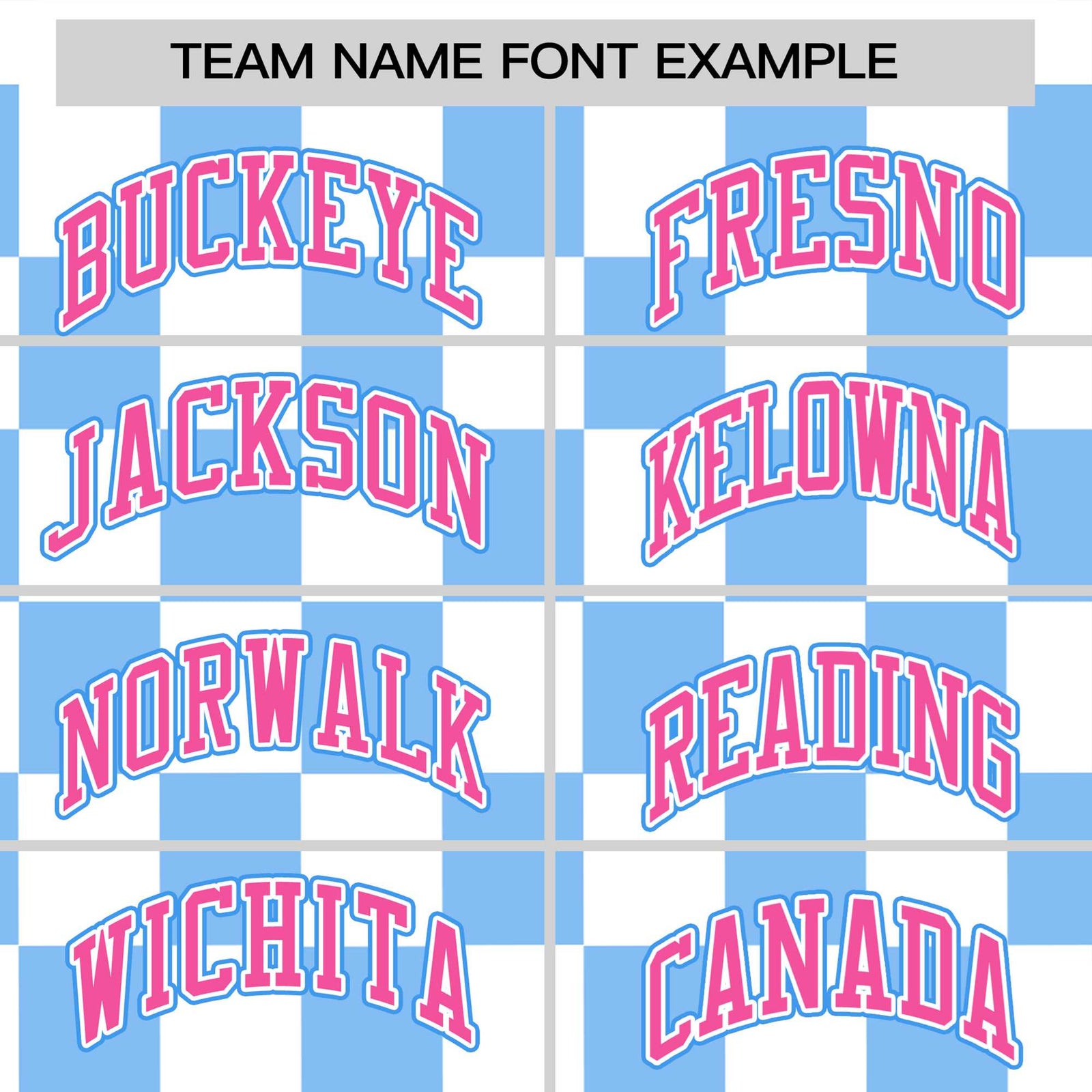 Custom White Powder Blue Crew neck Plaid Pattern Personalized Performance T-Shirt