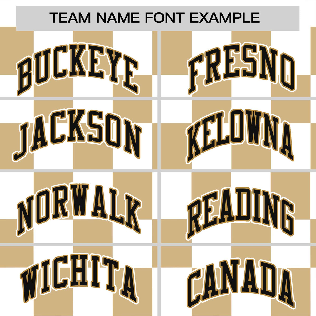 Custom White Old Gold Crew neck Plaid Pattern Personalized Performance T-Shirt