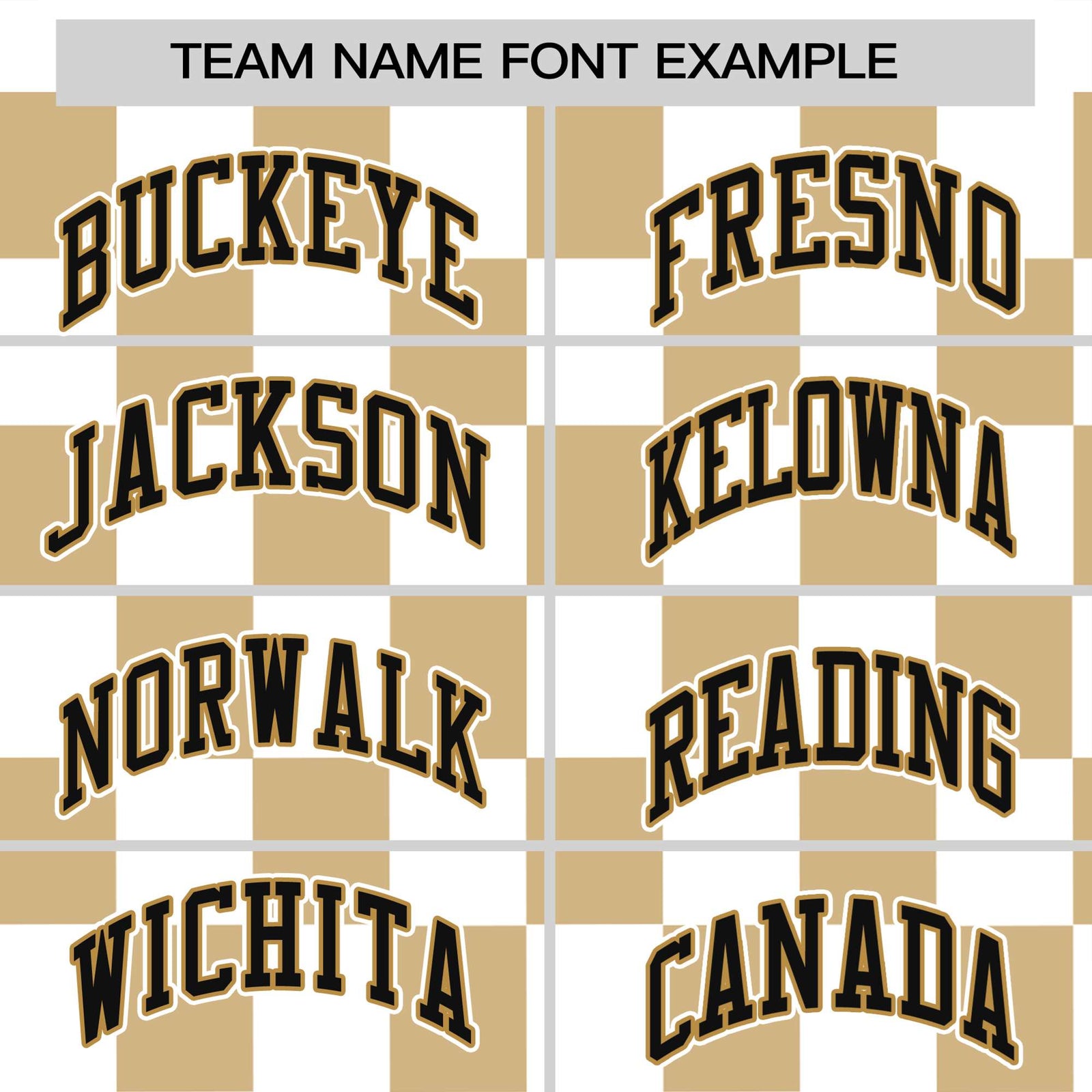 Custom White Old Gold Crew neck Plaid Pattern Personalized Performance T-Shirt