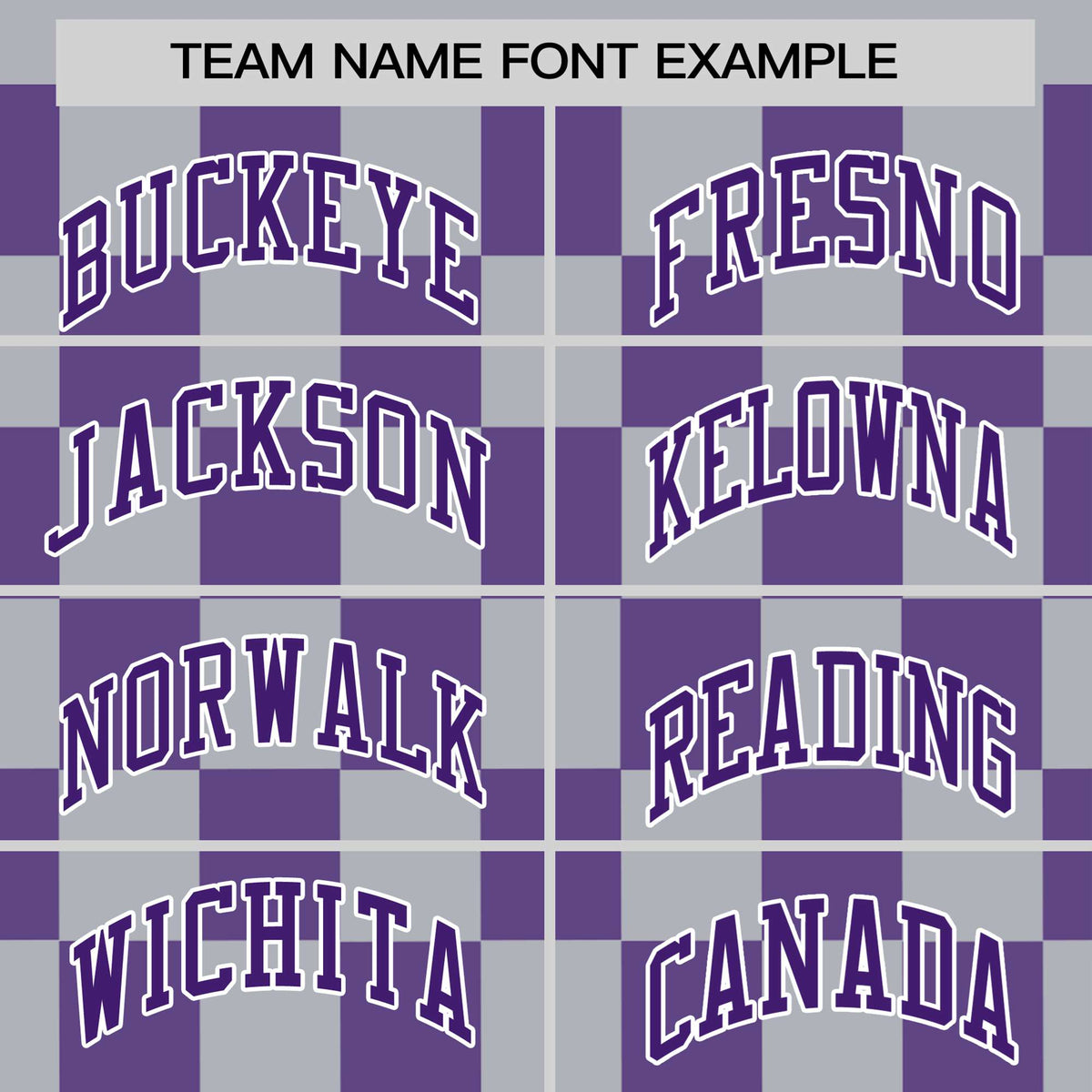 Custom Gray Purple Crew neck Plaid Pattern Personalized Performance T-Shirt