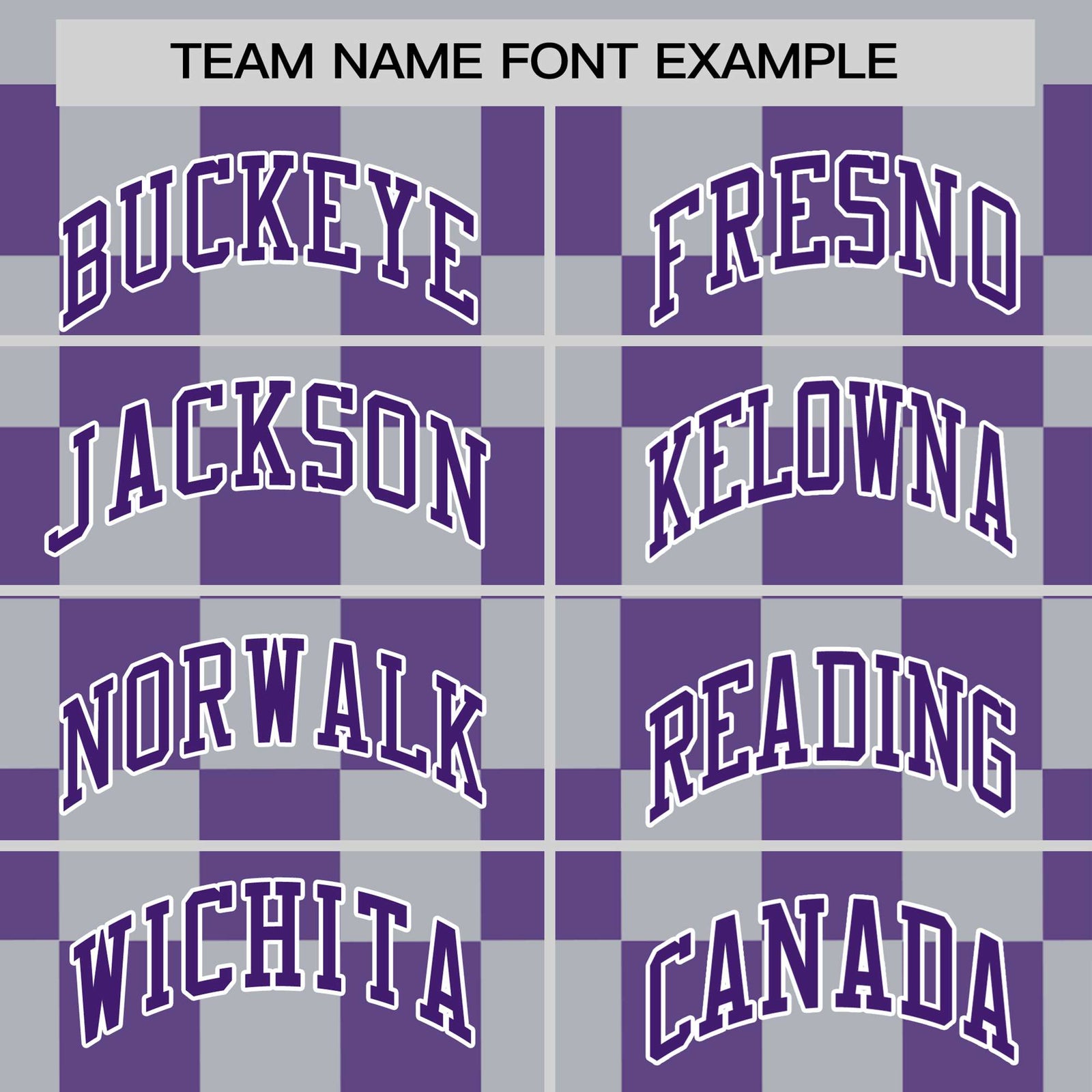 Custom Gray Purple Crew neck Plaid Pattern Personalized Performance T-Shirt