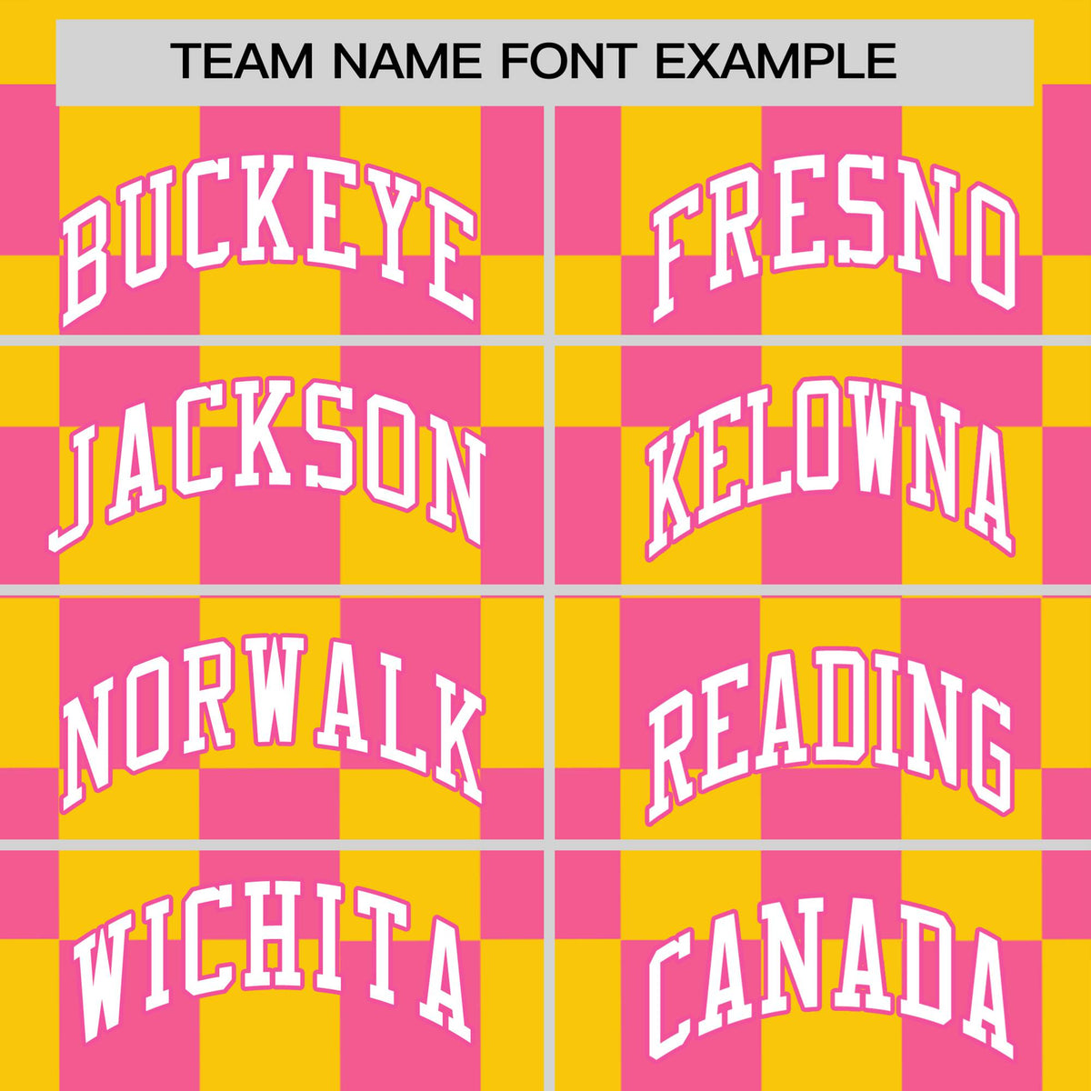 Custom Gold-01 Pink Crew neck Plaid Pattern Personalized Performance T-Shirt