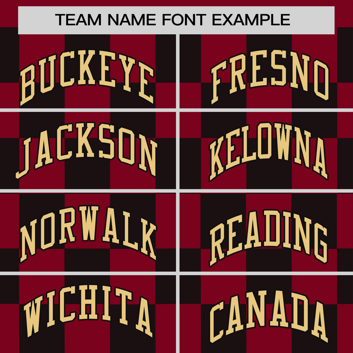 Custom Crimson Black Crew neck Plaid Pattern Personalized Performance T-Shirt