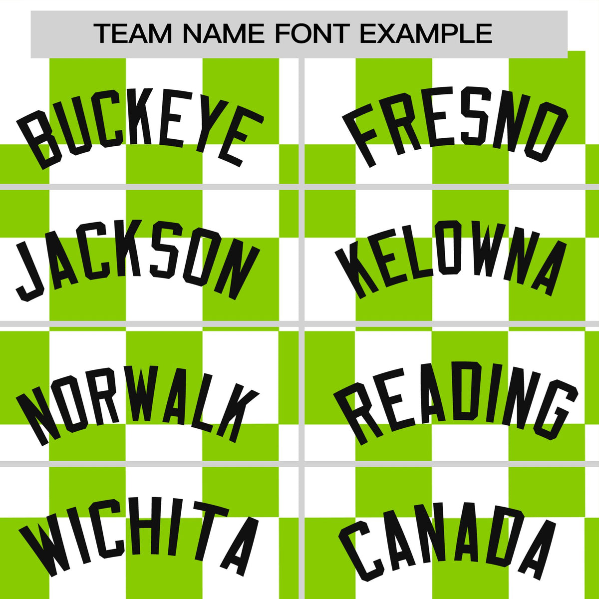 Custom White Neon Green Crew neck Plaid Pattern Personalized Performance T-Shirt