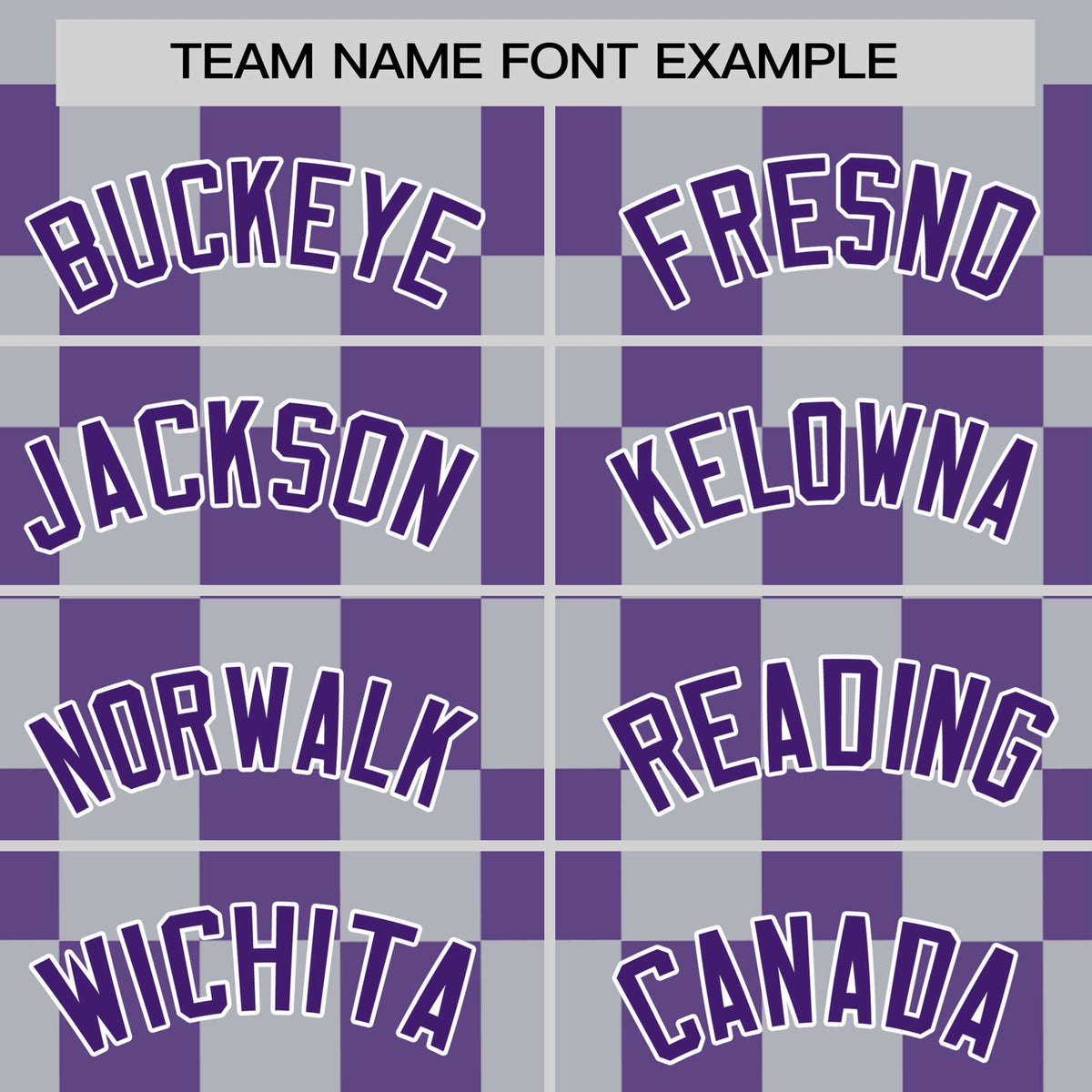 Custom Gray Purple Crew neck Plaid Pattern Personalized Performance T-Shirt