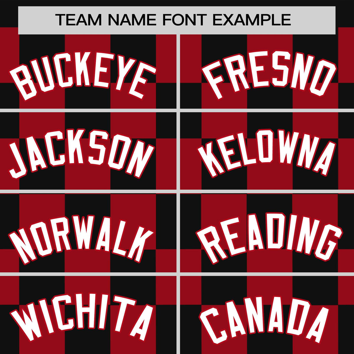 Custom Black Red Crew neck Plaid Pattern Personalized Performance T-Shirt