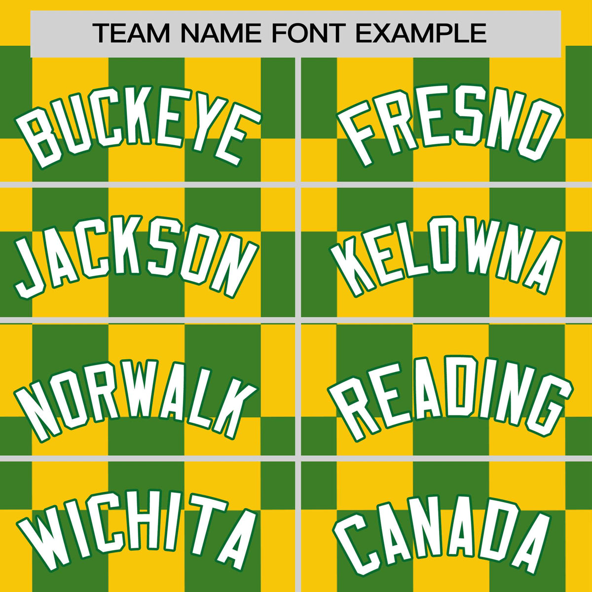 Custom Gold-01 Kelly Green Crew neck Plaid Pattern Personalized Performance T-Shirt