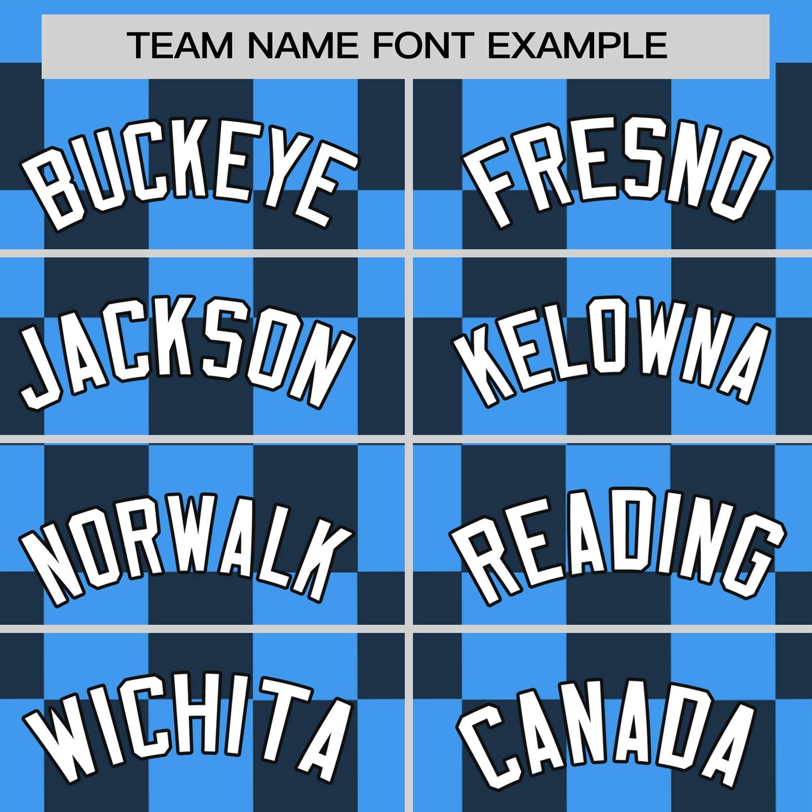 Custom Powder Blue Black Crew neck Plaid Pattern Personalized Performance T-Shirt