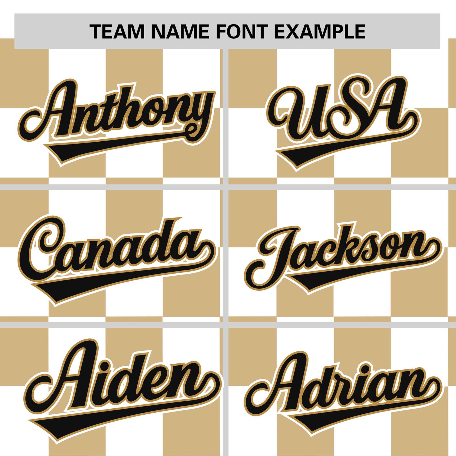 Custom White Old Gold Crew neck Plaid Pattern Personalized Performance T-Shirt