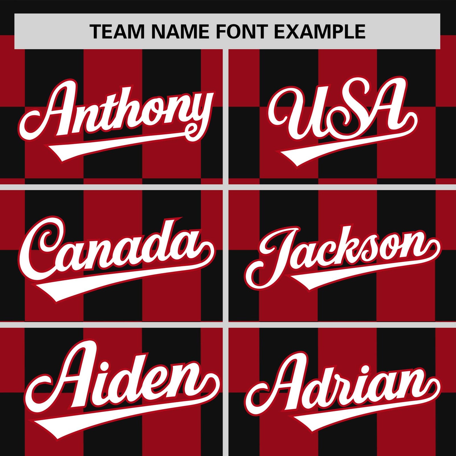 Custom Black Red Crew neck Plaid Pattern Personalized Performance T-Shirt