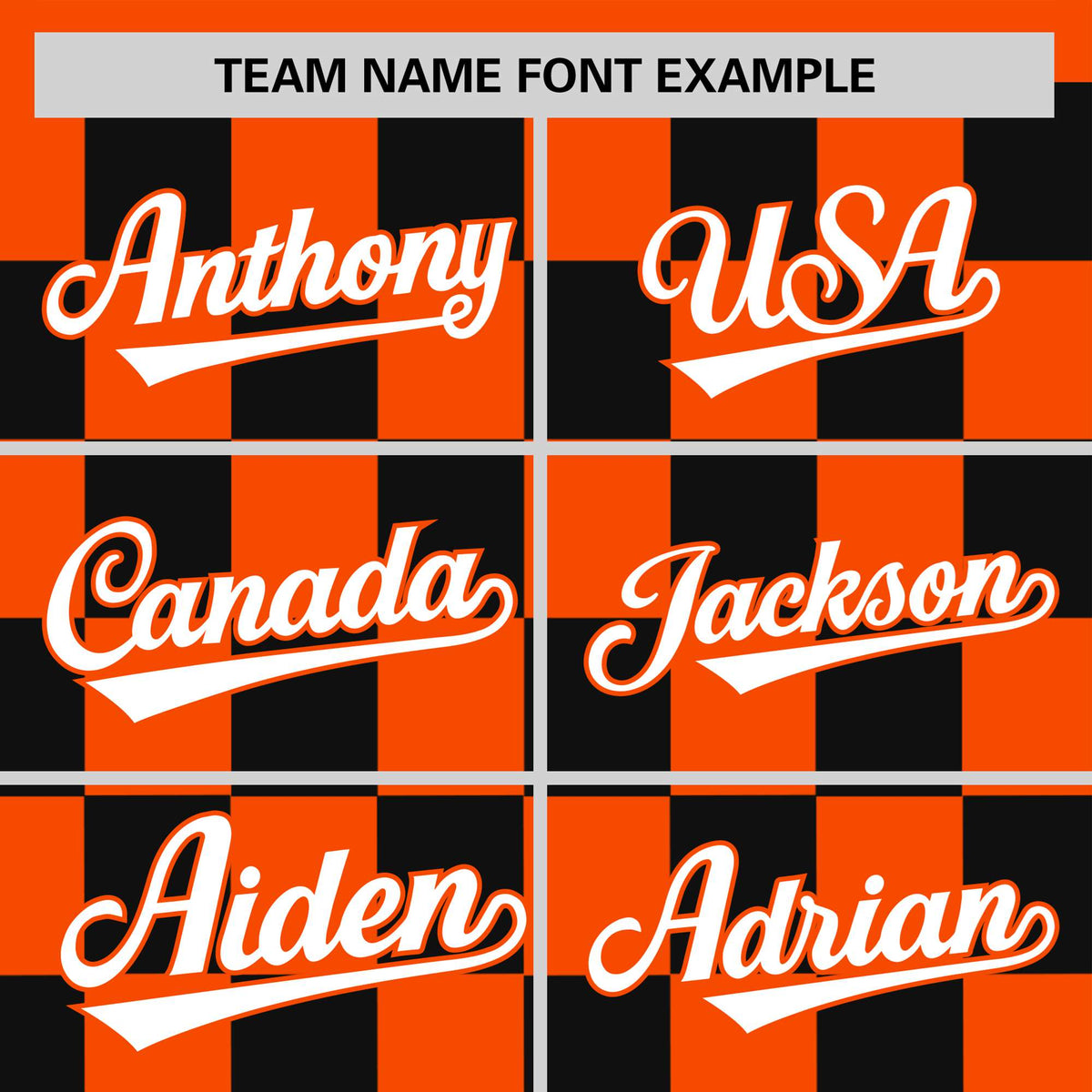 Custom Orange Purple Crew neck Plaid Pattern Personalized Performance T-Shirt