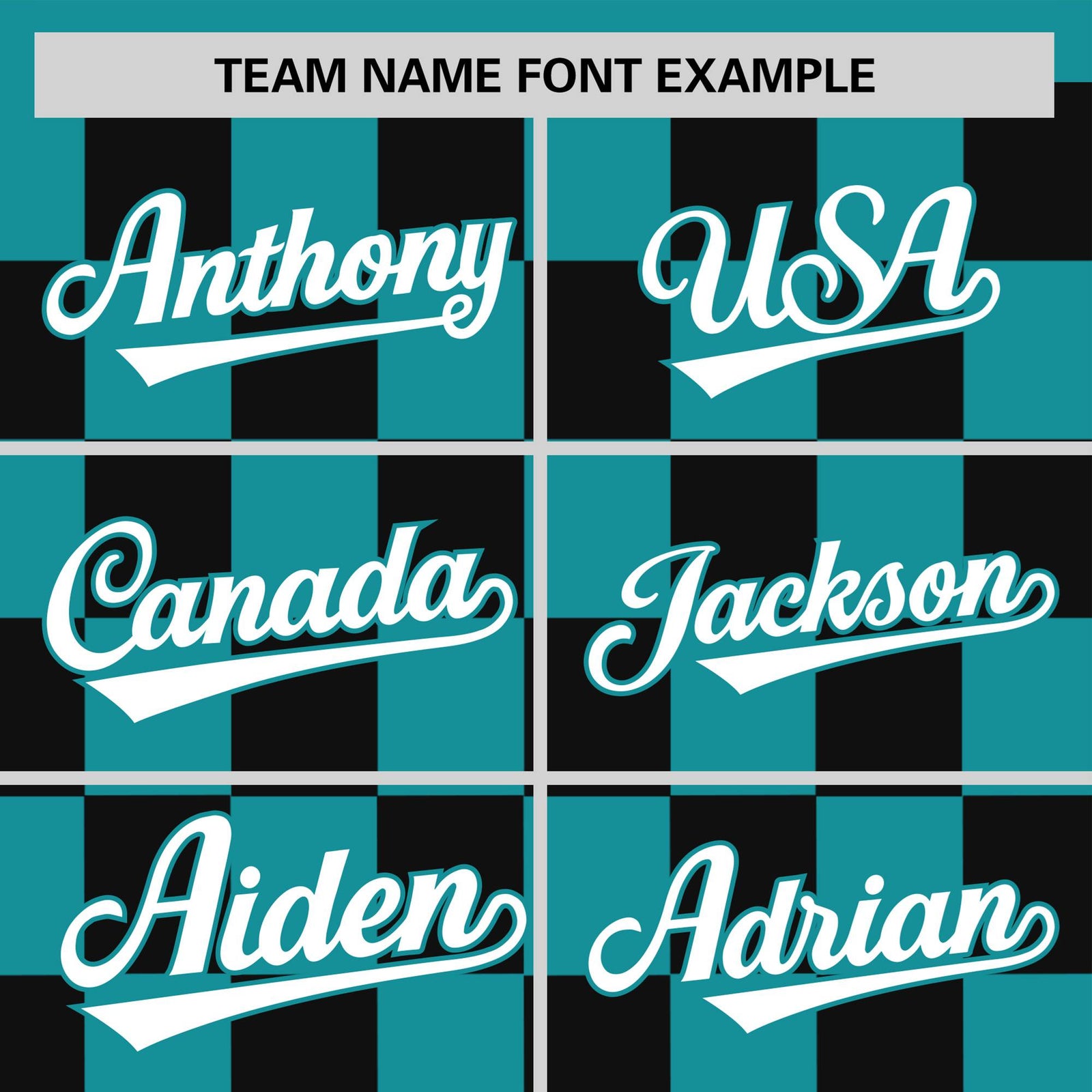 Custom Aqua Yellow Crew neck Plaid Pattern Personalized Performance T-Shirt