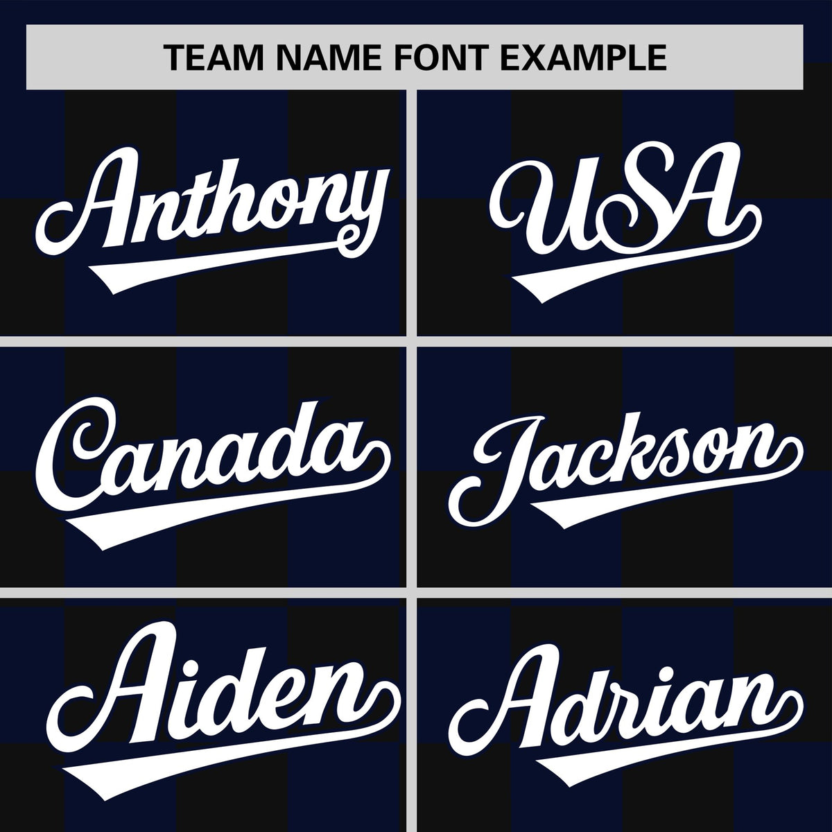 Custom Navy Powder Blue Crew neck Plaid Pattern Personalized Performance T-Shirt