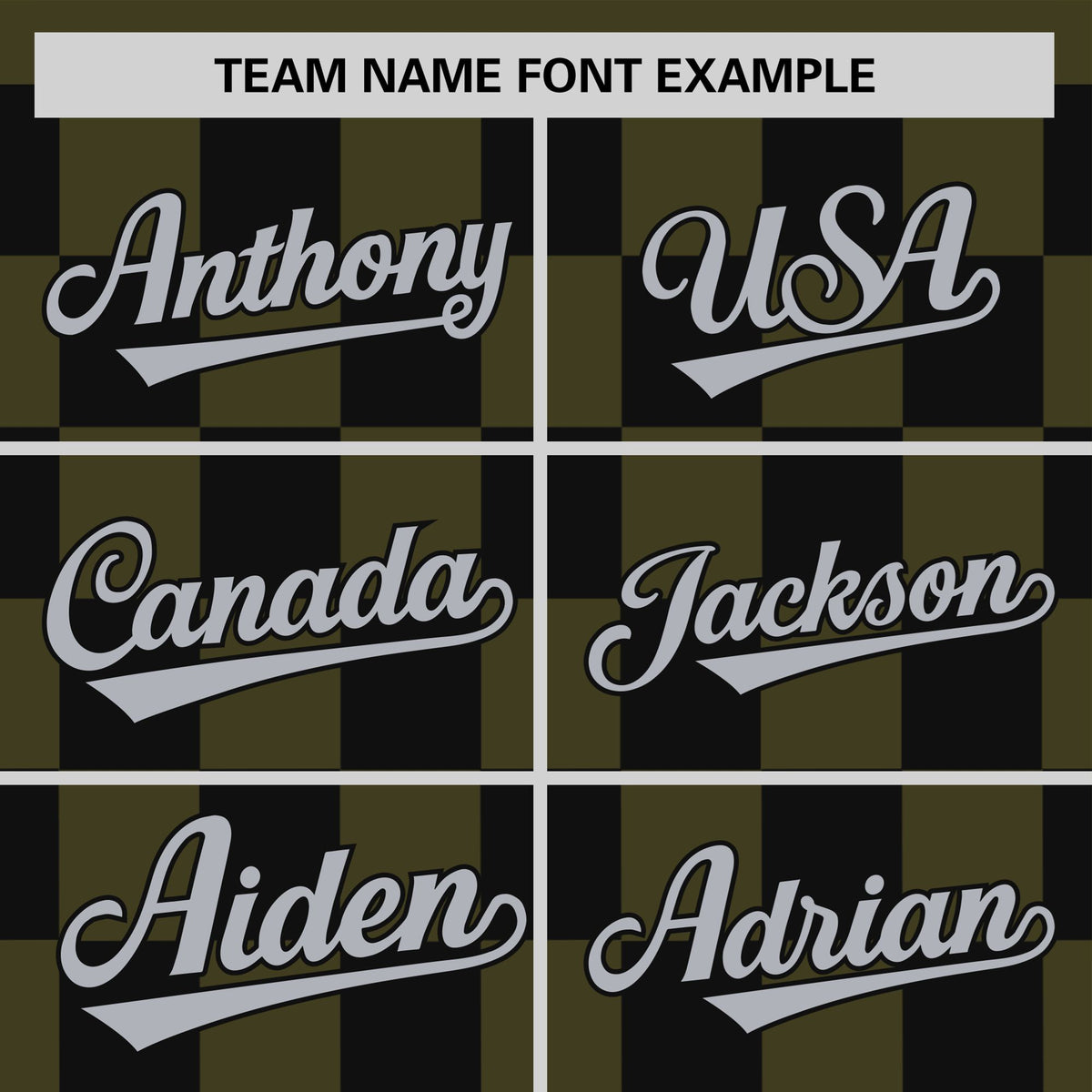 Custom Olive Gray Crew neck Plaid Pattern Personalized Performance T-Shirt