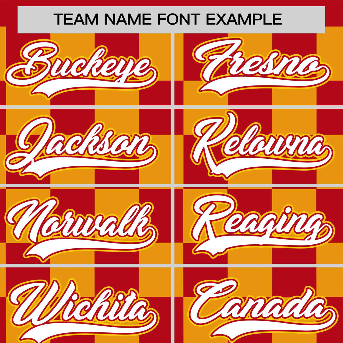 Custom Red Yellow Crew neck Plaid Pattern Personalized Performance T-Shirt